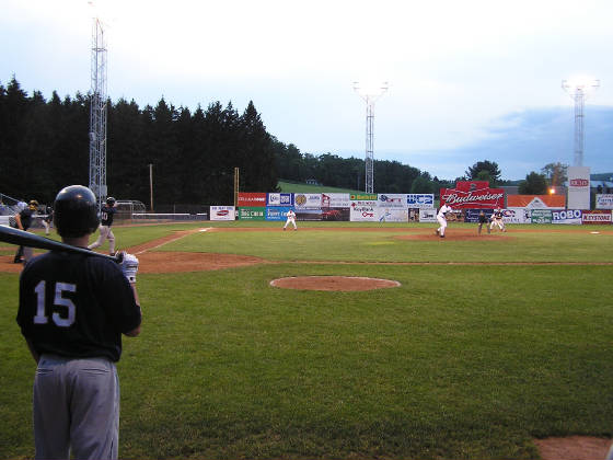 A view from the On Deck circle - Jamestown NY